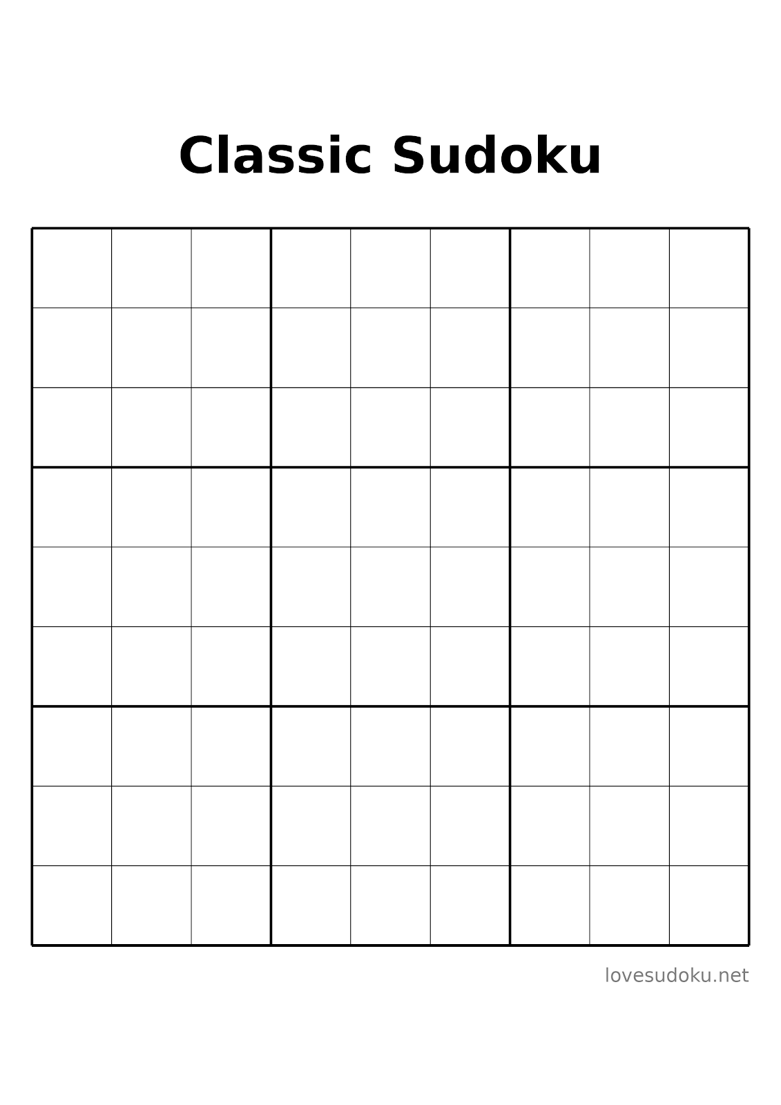 medium sudoku puzzle